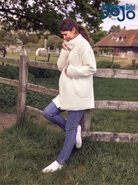 Jojo Maman Bébé 2-in-1 Borg Maternity Jacket (N40360) | ‏277‏₪