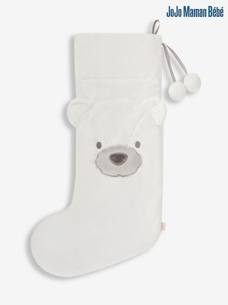JoJo Maman Bébé Extra Large Plush Stocking - Polar Bear (N40366) | €41