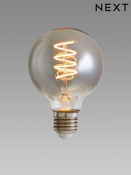 Madison 4W LED ES Smoke Spiral Globe Dimmable Bulb (N40398) | €15.50