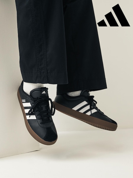 adidas Black/White VL Court Trainers (N40702) | 380 zł
