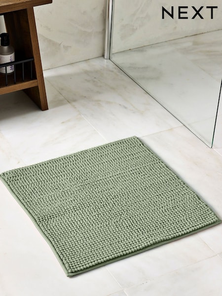 Sage Green Bobble Bath Mat (N41045) | $13