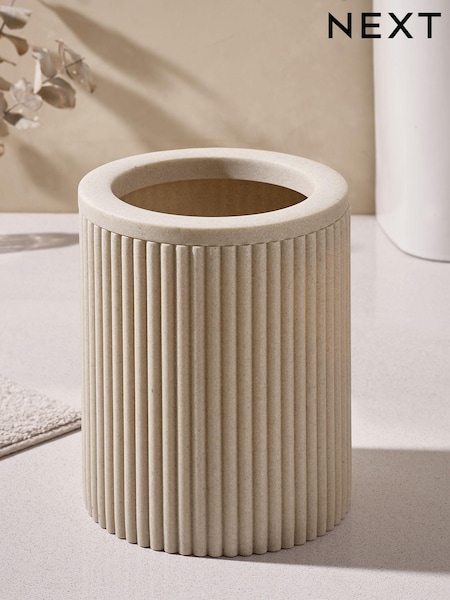 Natural Ribbed Bin (N41106) | $56