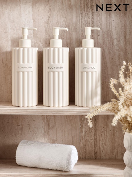 Set of 3 Natural Rib Reusable (N41116) | €18