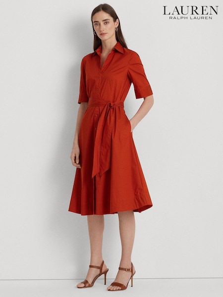 Lauren Ralph Lauren Cotton Blend Shirt Dress (N41230) | €140
