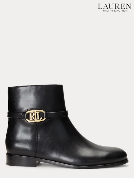 Lauren Ralph Lauren Briela Burnished Leather Boots (N41253) | €87