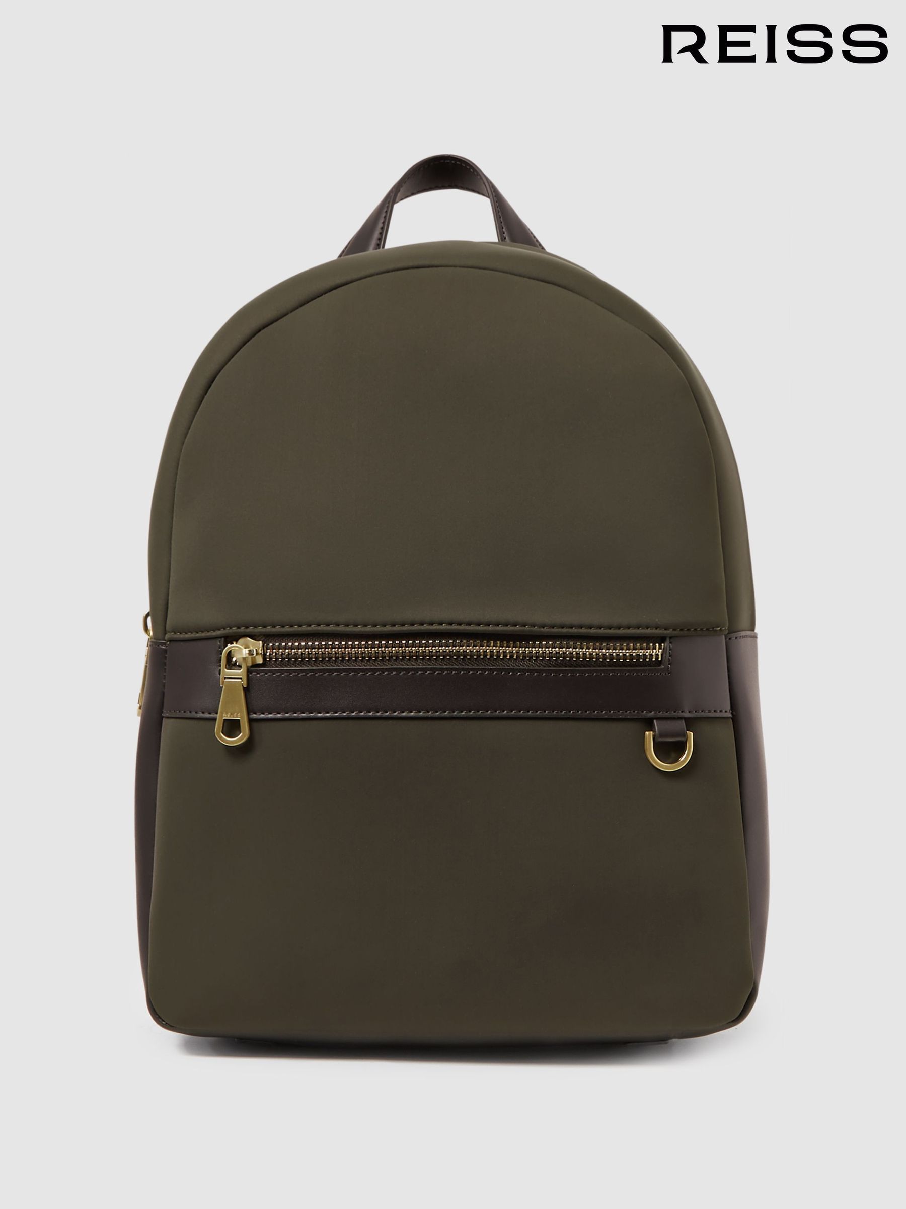 Reiss leather backpack outlet