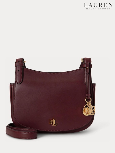 Red - Lauren Ralph Lauren Marcy Cross-body Medium Bag