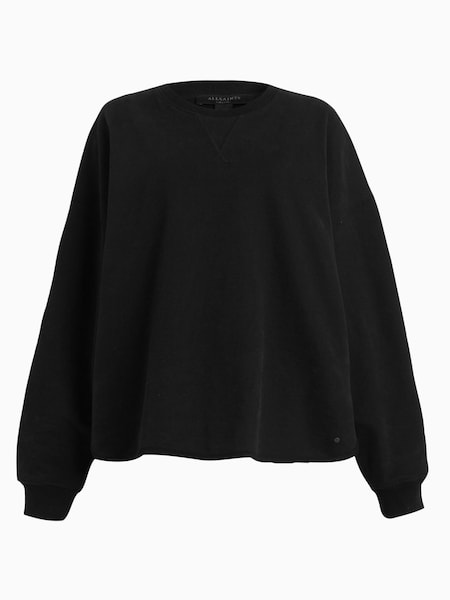 AllSaints Queti 100% Cotton Sweatshirt (N41792) | 77 €
