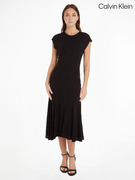 Calvin Klein Fit & Flare Black Dress (N42000) | €108