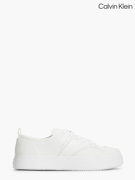 Calvin Klein Low Top White Trainers (N42005) | €66