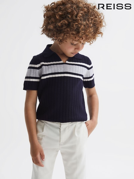 Reiss Billingsgate Ribbed Open Collar Shirt (N42254) | 85 €