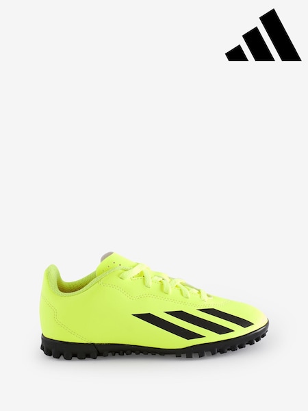 adidas Yellow Football X Crazyfast Club Turf Kids Boots (N42294) | AED102
