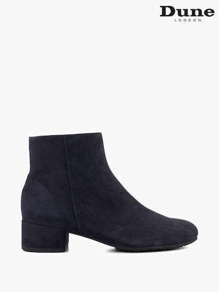 Dune London Blue Pippie Smart Low Boots (N42445) | €76