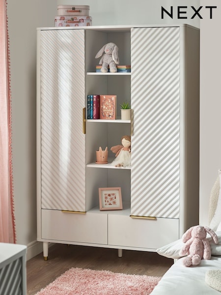 White Valencia Junior Kids Wardrobe (N43302) | €875