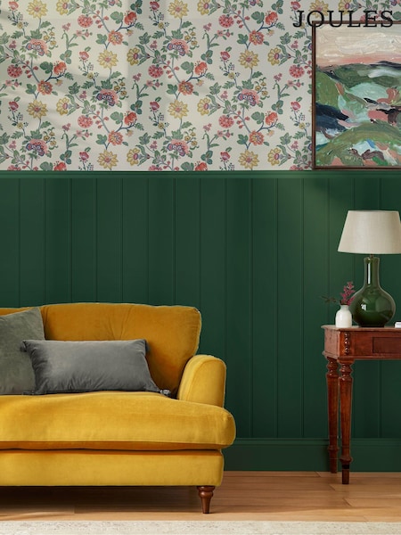 Joules Cream Vine Cottage Floral 10M Wallpaper (N43570) | €64