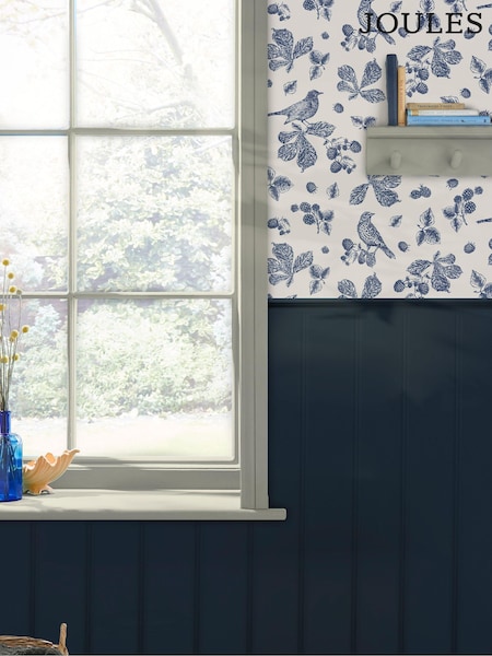 Joules Cream Blackberry Bird 10M Wallpaper (N43584) | R$ 475