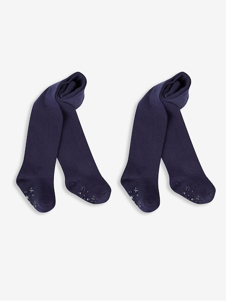 JoJo Maman Bébé 2-Pack Cotton Rich Tights (N43942) | 112 LEI