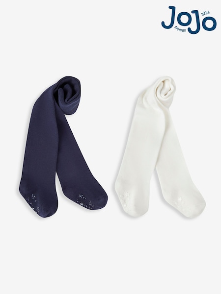 JoJo Maman Bébé Cotton Rich Tights 2-Pack (N43946) | 24 €