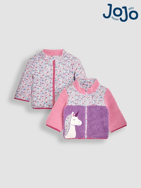 Jojo Maman Bébé Appliqué Zip-up Teddy Fleece (N43948) | 15 090 Ft