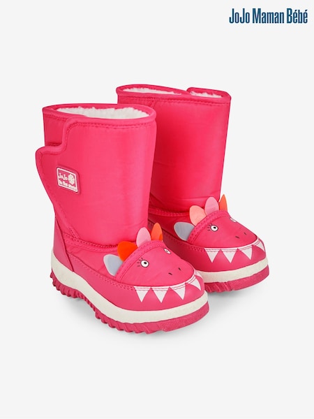 JoJo Maman Bébé Girls' Dino Snow Boots (N43958) | €43 - €47