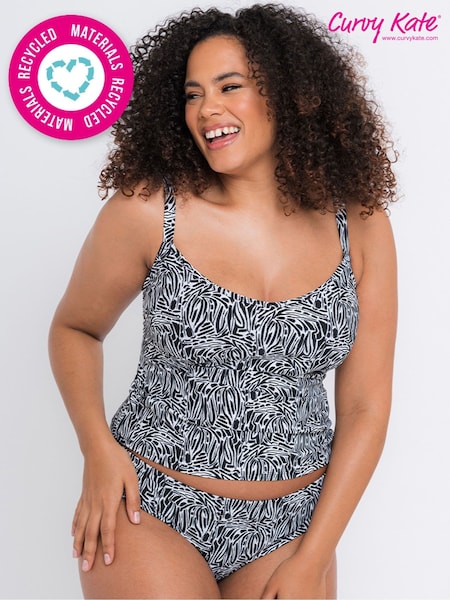 Curvy Kate Print Sundown Black Tankini (N44084) | €27