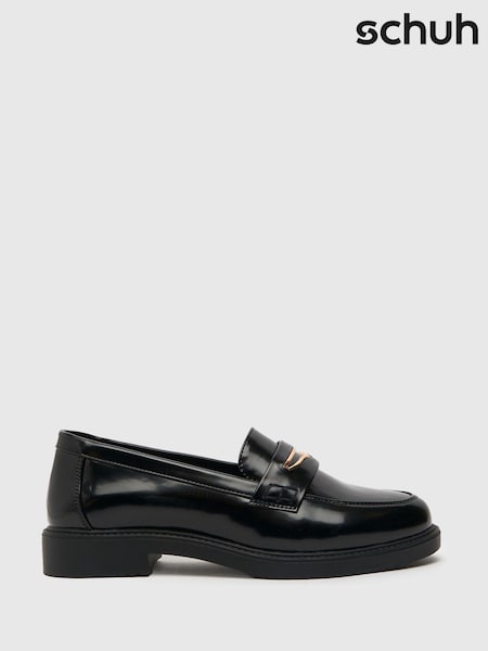 Schuh Wide Fit Luther Patent Loafers (N44312) | €12.50