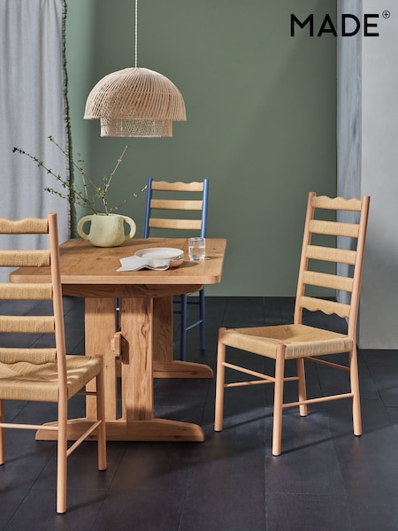 MADE.COM Set of 2 Natural Clara Dining Chairs (N44486) | €157