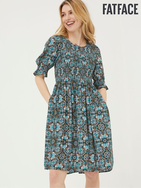 FatFace Pacey Mirrored Floral Dress (N44509) | €20