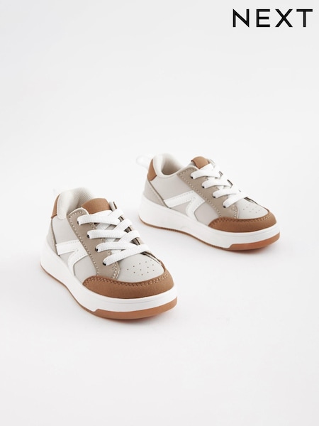 Neutral - Pantofi sport cu șireturi elastice (N44596) | 89 LEI - 99 LEI