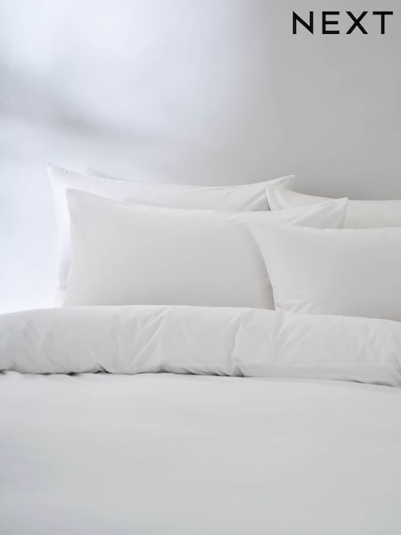 Set of 2 White Non Iron Simply Soft Pillowcases (N44667) | €4