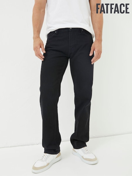 FatFace Black Straight Fit Jeans (N44685) | €37