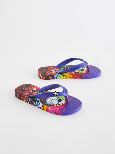 Black/Red Football Flip Flops (N44739) | €4 - €6