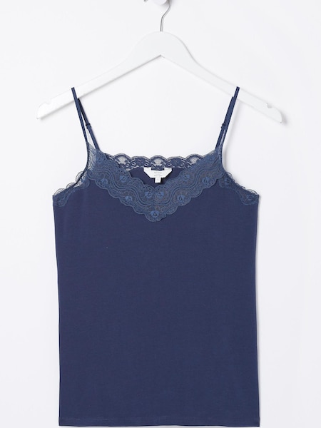 FatFace Blue V-Neck Lace Vest (N44868) | €13