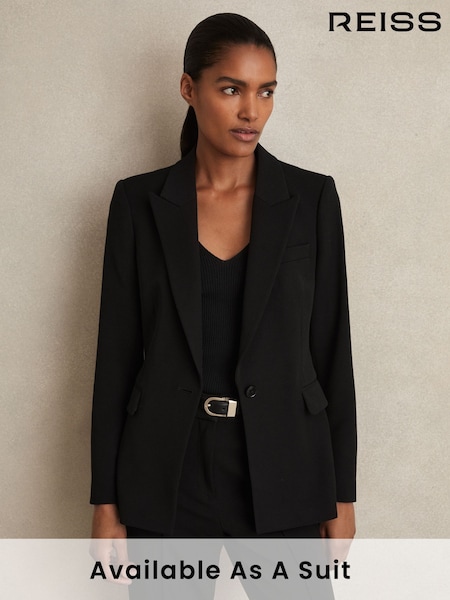 Svart - Reiss Gabi Tailored Single Breasted Suit Blazer (N45082) | kr4 170