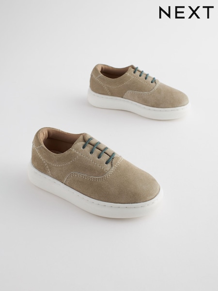 Nevtralno kameno sivo - Smart Leather Lace-Up Shoes (N45108) | € 19 - € 23