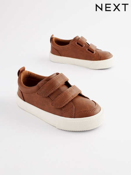 Kellanruskea Ruskea - Two Strap Touch Fastening Trainers (N45369) | €23 - €30