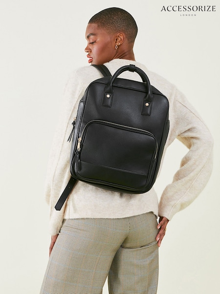 Accessorize Pocket Top Handle Backpack (N45614) | 283 LEI