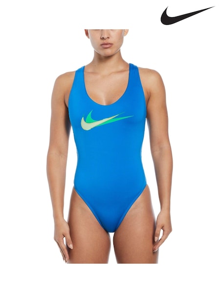 Nike Swim Blue Multi Logo Swimsuit (N45870) | €27
