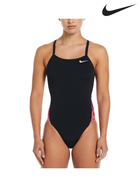 Nike Swim Racerback Splice One Piece Black Swimsuit (N45893) | €62