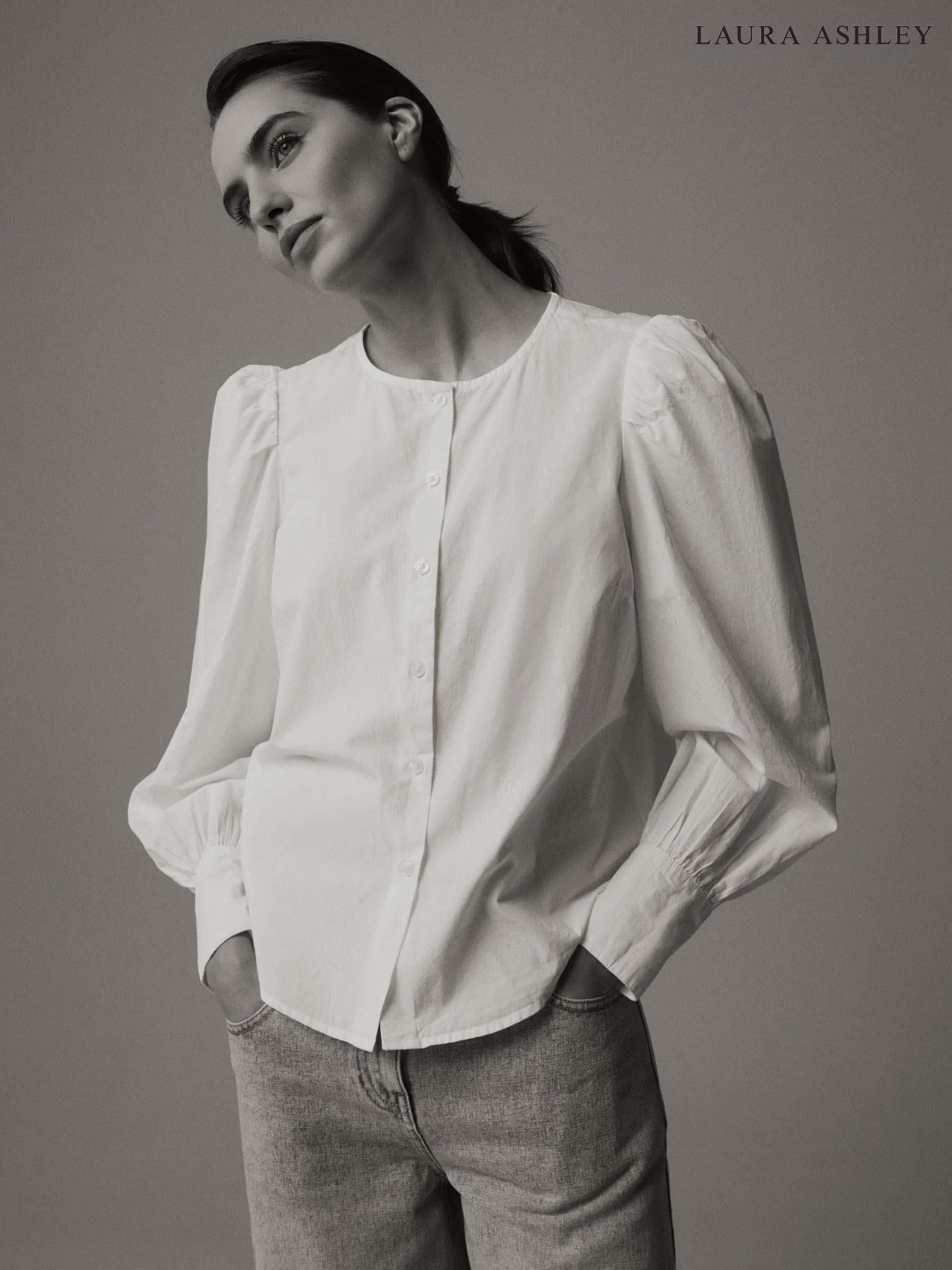 Women s White Blouses Plain Lace Blouses Next Ireland