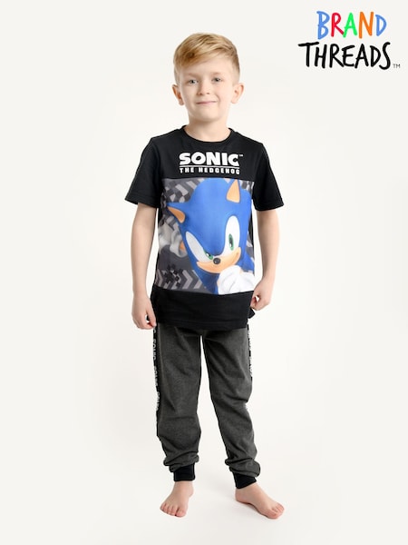 Brand Threads Black Boys 100% Cotton LEGO Ninjago Pyjamas Set (N46594) | €24