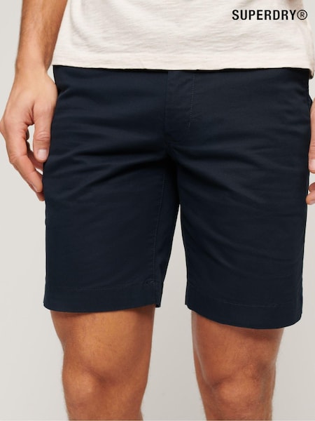 Superdry Blue Stretch Chinos Shorts (N46698) | €34