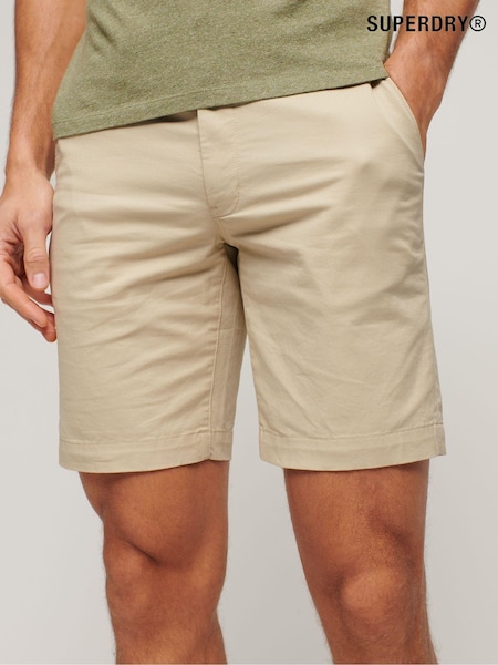 Superdry Brown Stretch Chinos Shorts (N46699) | €34