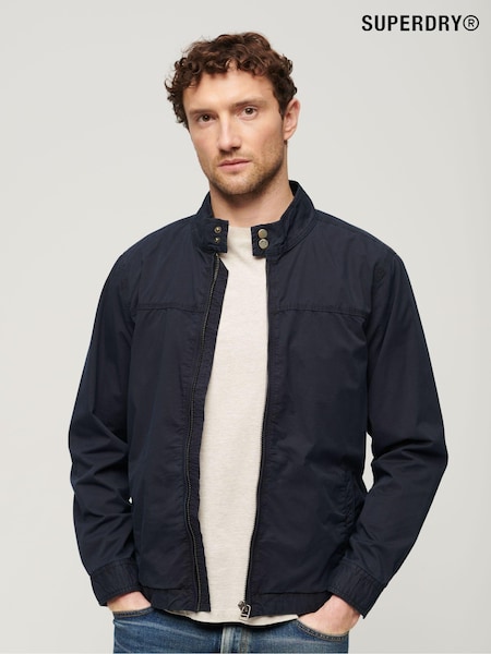 Albastru - Jachetă clasică Superdry Harrington (N46719) | 443 LEI