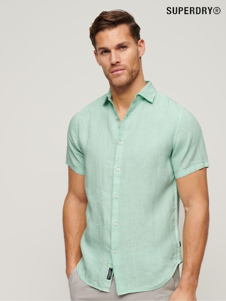 Verde - Superdry Studios Casual Mânecă scurtă Cămăși (N46730) | 220 LEI