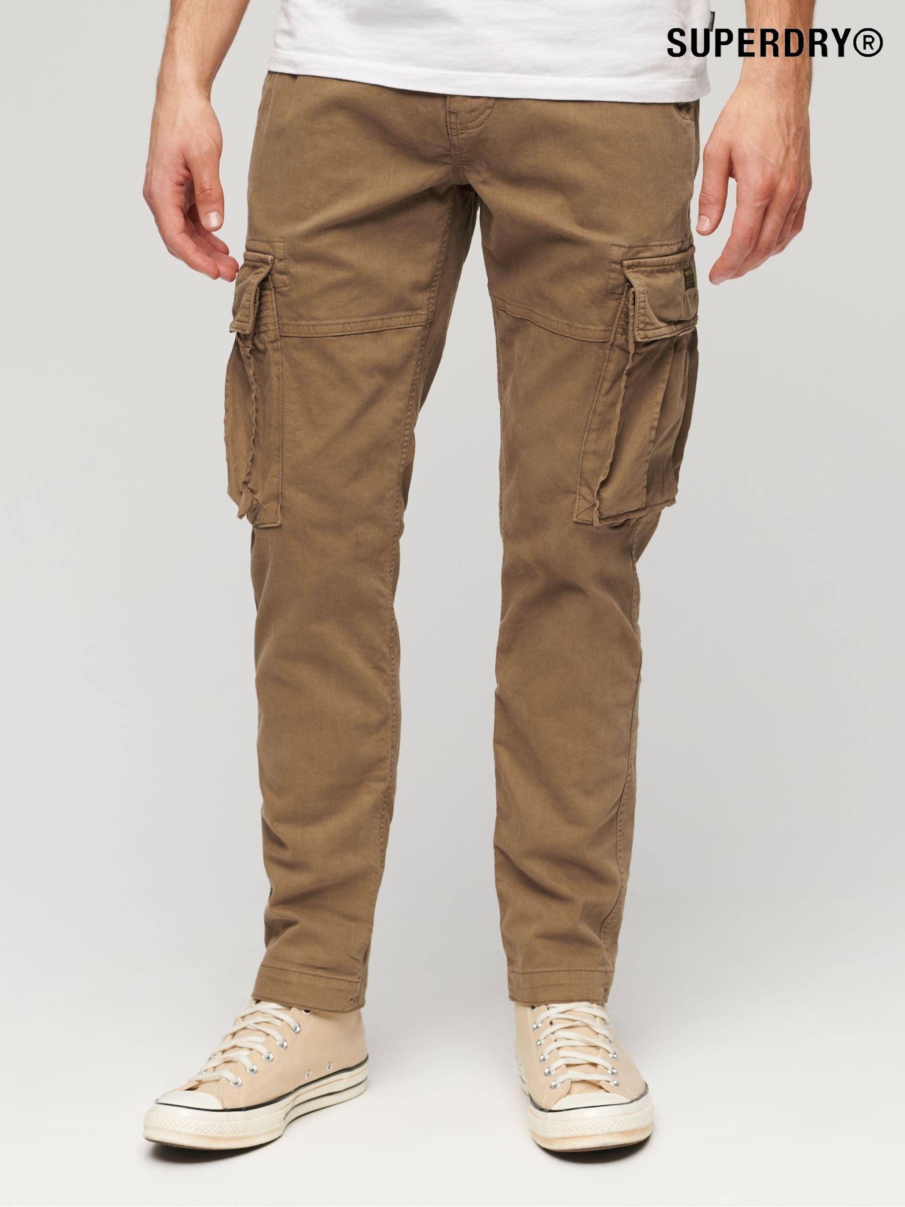 Men's Trousers Superdry Brown Other Trousers | Next Oman