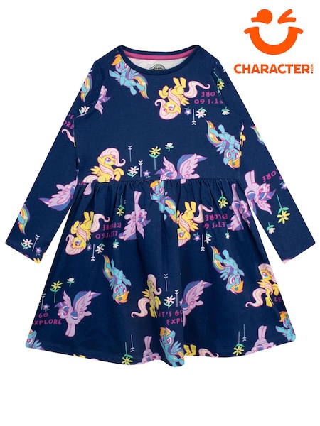 Character Blue 100% Cotton My Little Pony Dress (N46868) | AED49