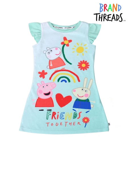 Brand Threads Blue Peppa Pig Girls Nightie (N46905) | €21