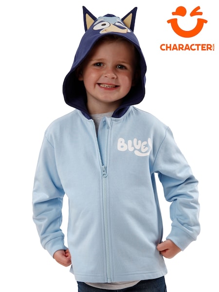 Character Blue 100% Cotton Zip Up Hoodie (N47372) | €30