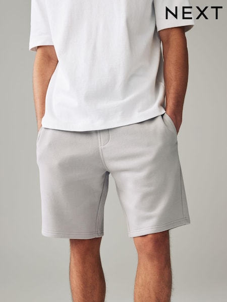 Light Grey Soft Fabric Jersey Shorts (N47407) | €9